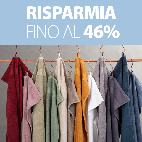 Asciugamani in offerta