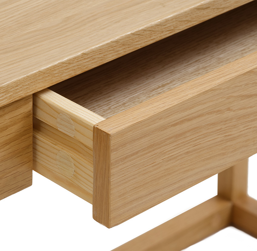RY desk in oak with drawer Oakwood desk made from oak with drawer