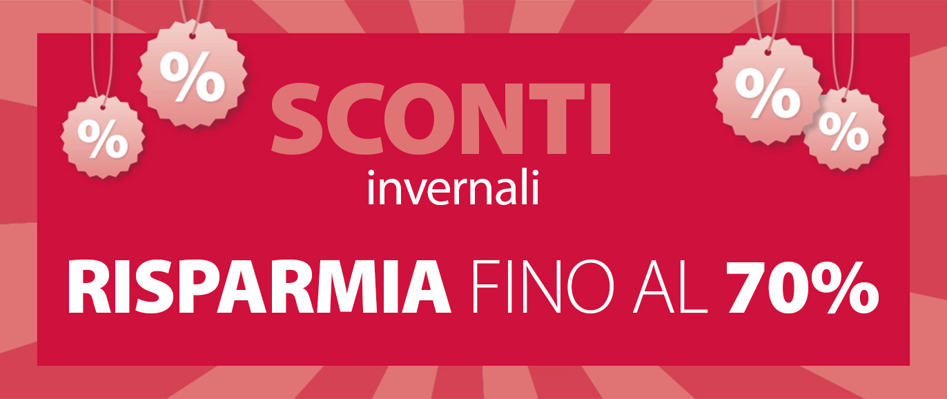 Scontti invernali fino al 70%