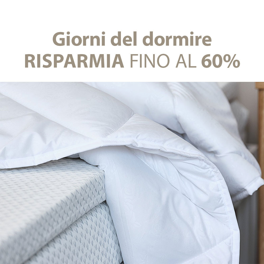 Risparmia fino al 60% con i Giorni del dormire