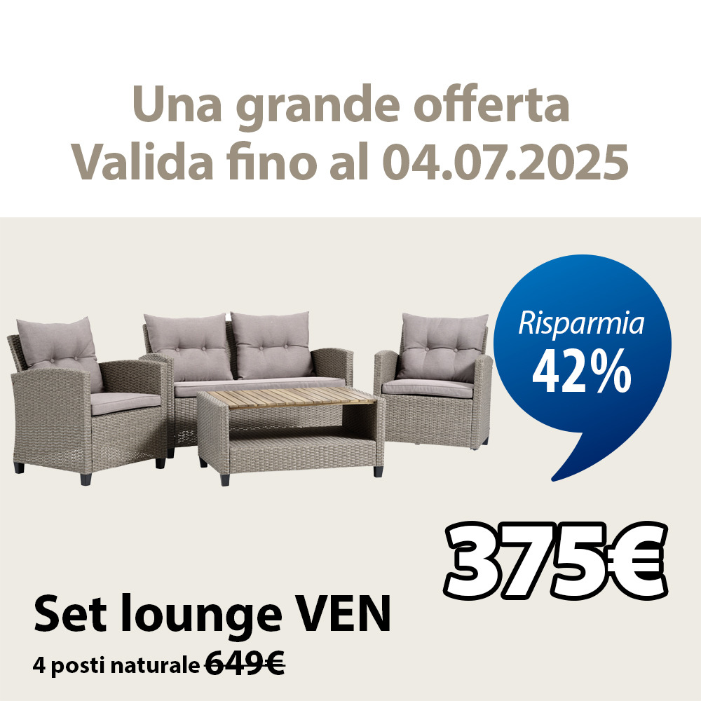 Set lounge VEN in offerta