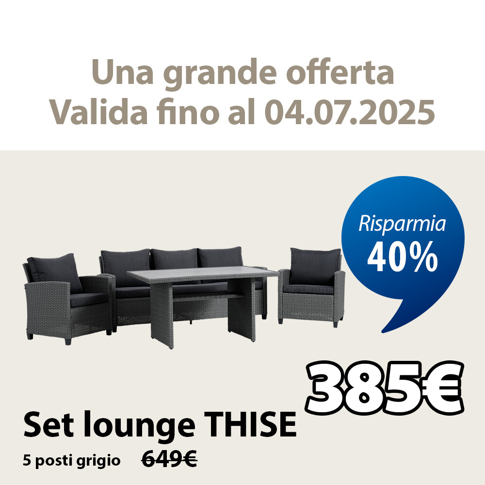 Scopri il set lounge THISE