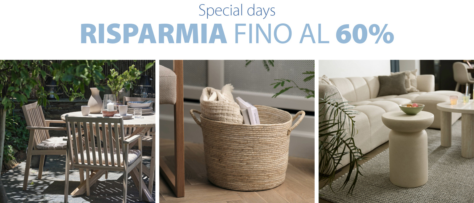 Special Days | Risparmia fino al 60%