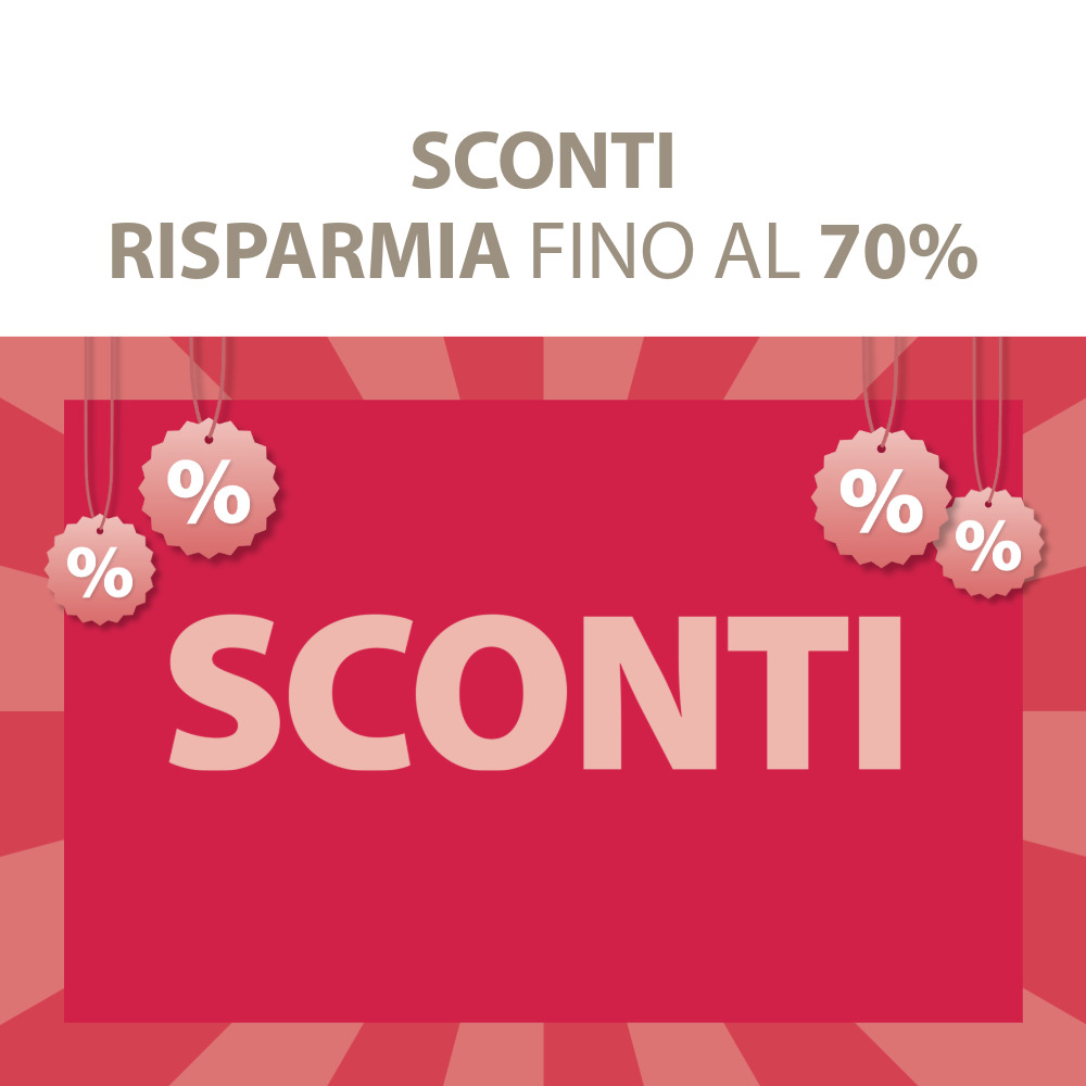Offerte fino al 70% su oltre 1.500 articoli
