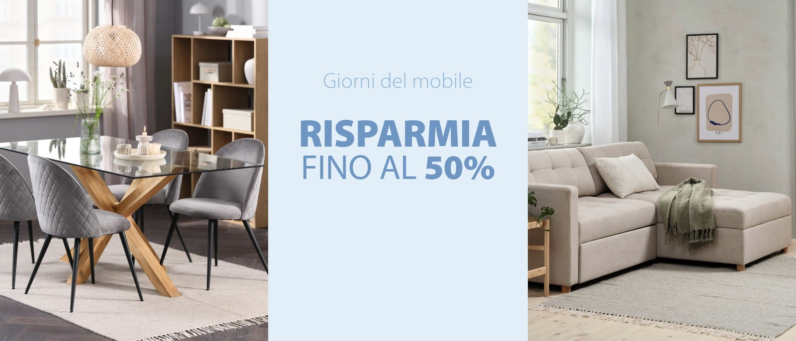 Mobili fino al 50% con i Giorni del mobile