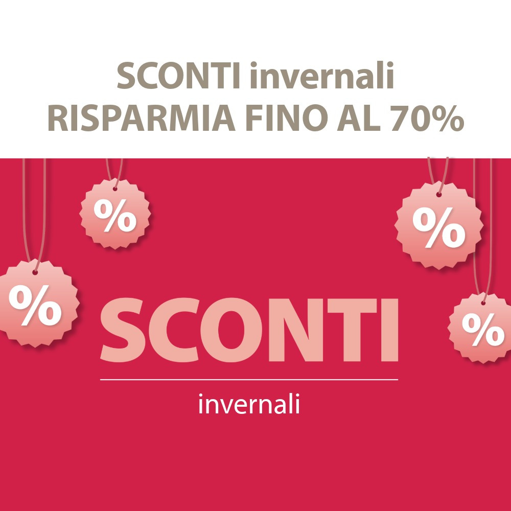 Sconti invernali fino al 70%