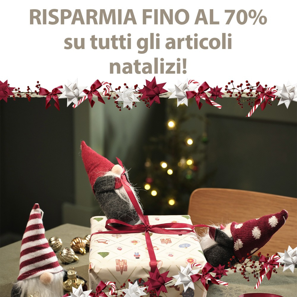 Articoli natalizi fino al 70%