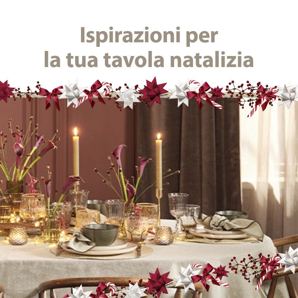 Ispirazioni per la tua tavola natalizia