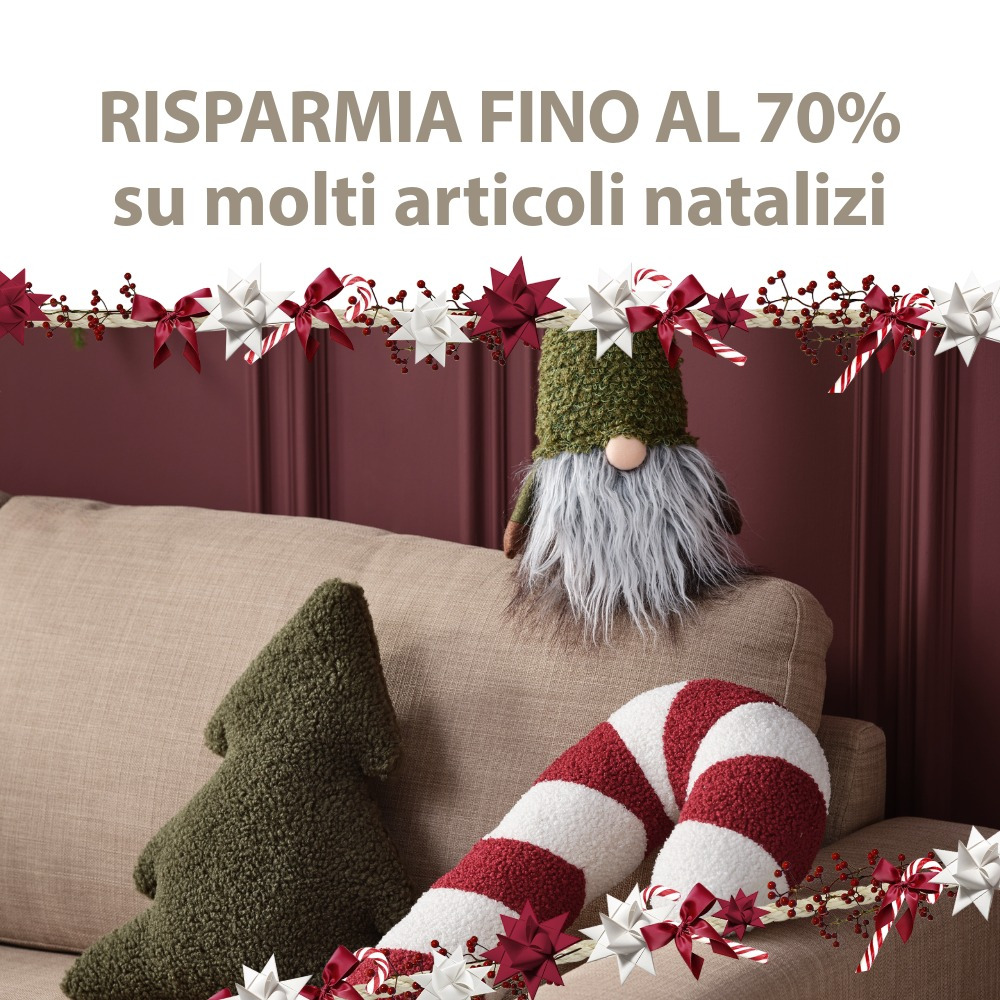 Fino al -70% su molti articoli natalizi