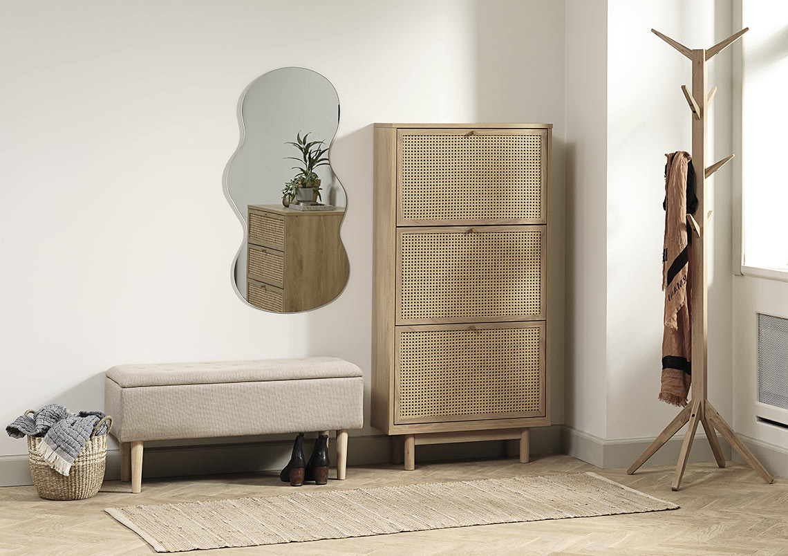 Ingresso con panca e scarpiera