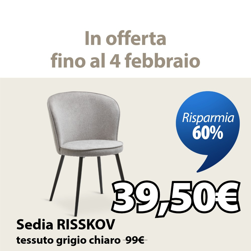 Sedia RISSKOV in offerta al -60%