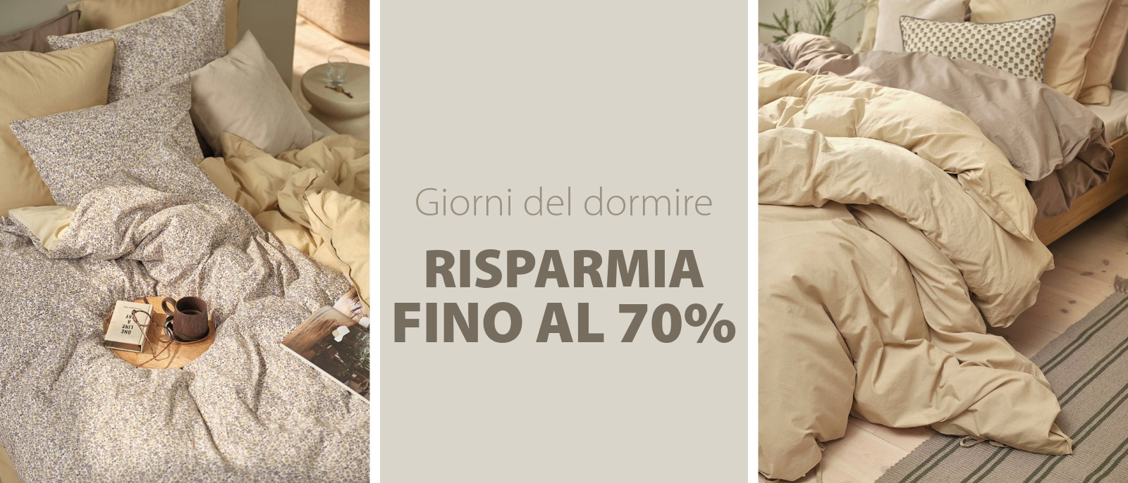 Giorni del dormire - Risparmia fino al 70%